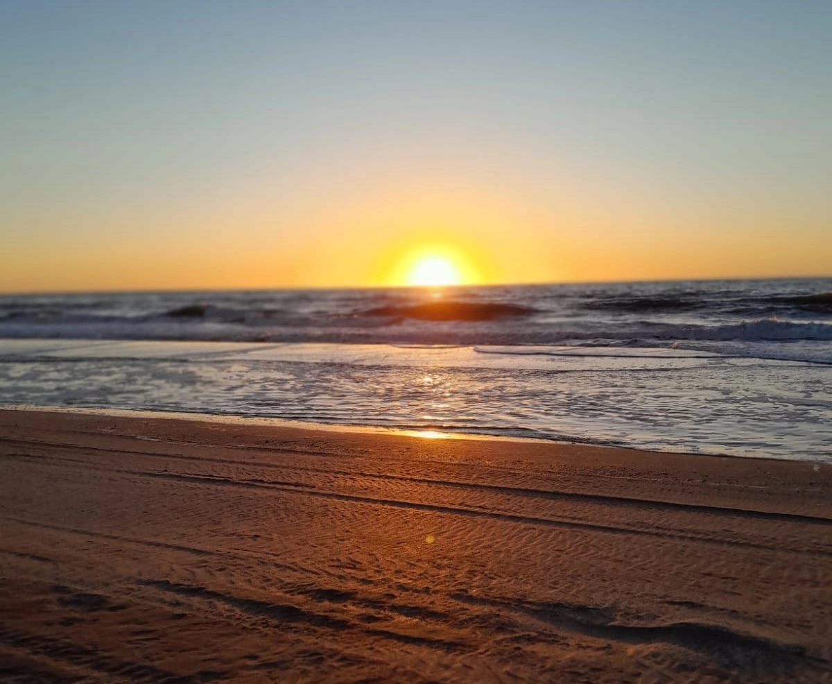 Puesta del sol en la playa